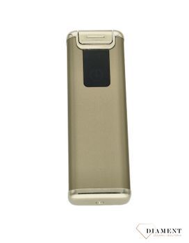 Zapalniczka srebrna elektroniczna USB 40400388 GOLD SILVER Twój tekst gratis (4).jpg